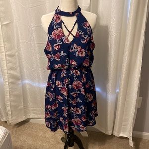 Beautiful navy floral dress